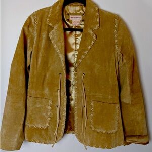 Leather/suede Western Jacket Medium